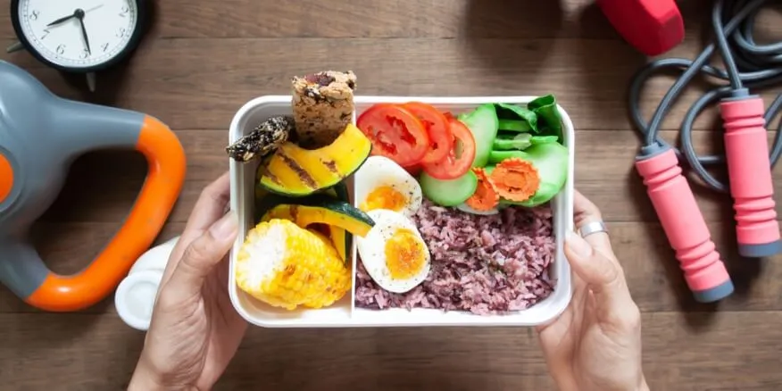 طعام قبل الرياضة